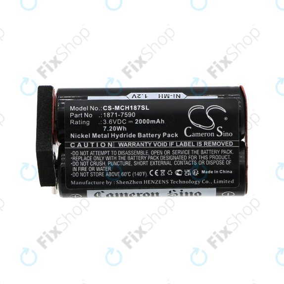 Akkumulátor Moser ChromStyle, Wella Academy, Super Cordless, 2000mAh, Ni-MH, 3.6V, 1871-7590, HQ