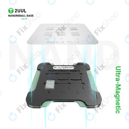 Mágneses kétoldalú NAND reballing alap, 2UUL BH16