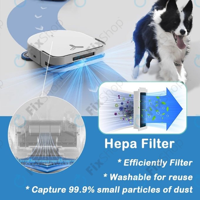 Ecovacs Deebot X5 Omni, X5 Pro Omni - HEPA porszűrő