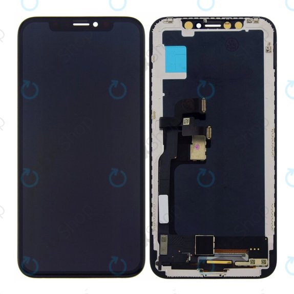 Apple iPhone X - LCD Kijelző + Érintőüveg + Keret Soft OLED FixPremium