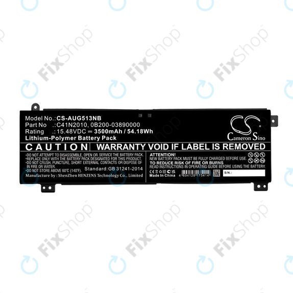 Akkumulátor Asus ROG Strix G15, G17, 3500mAh, Li-Pol, 15.48V, C41N2010, HQ