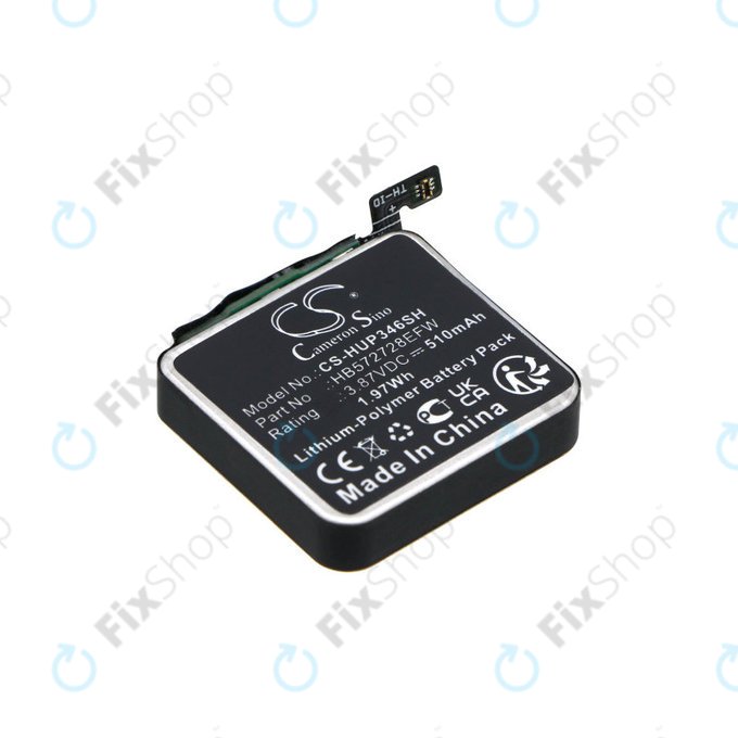 Akkumulátor Huawei Watch GT3 Pro 46mm, 510mAh, Li-Pol, 3.87V, HB572728EFW, HQ