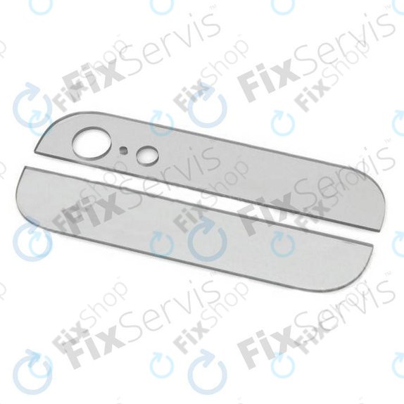 Apple iPhone 5 - Hátsó Üveg Burkolat (White)
