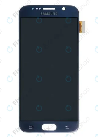Samsung Galaxy S6 G920F - LCD Kijelző + Érintőüveg (Black Sapphire) - GH97-17260A Genuine Service Pack