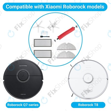 Xiaomi Roborock Q7, Q7+, Q7 Max, Q7 Max+, T8 - Kiegészítő Készlet (Fehér)