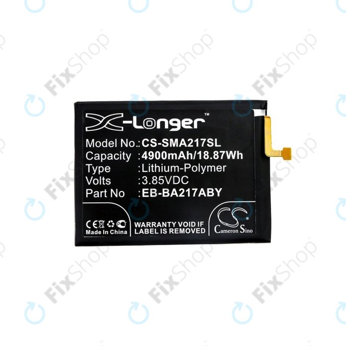 Samsung Galaxy A04s, A12, A13, A13 5G, A21s, M12 - Akkumulátor EB-BA217ABY 4900mAh HQ