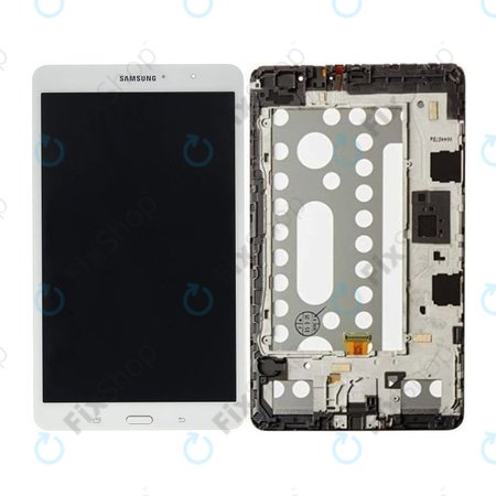 Samsung Galaxy Tab 4 Pro 8.4 T320 - LCD Kijelző + Érintőüveg + Keret (White) - GH97-15556A Genuine Service Pack