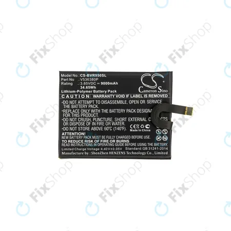 iGet Blackview BV9500 - Akkumulátor V536380P 9000mAh HQ