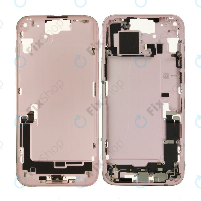 Középső keret akkumulátorral | iPhone 15 Plus | Pink | ZD076-00675 | Genuine Apple