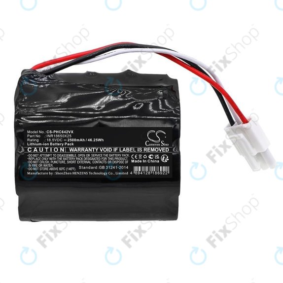 Philips PowerPro Aqua - Akkumulátor INR18650X25 Li-Ion 18.5V 2500mAh HQ