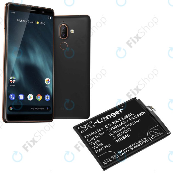 Nokia 7 Plus - Akkumulátor HE346 3700mAh HQ