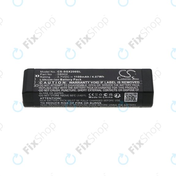 Akkumulátor Shure GLXD1, 2, MXW2, 1100mAh, Li-Ion, 3.7V, SB902, HQ