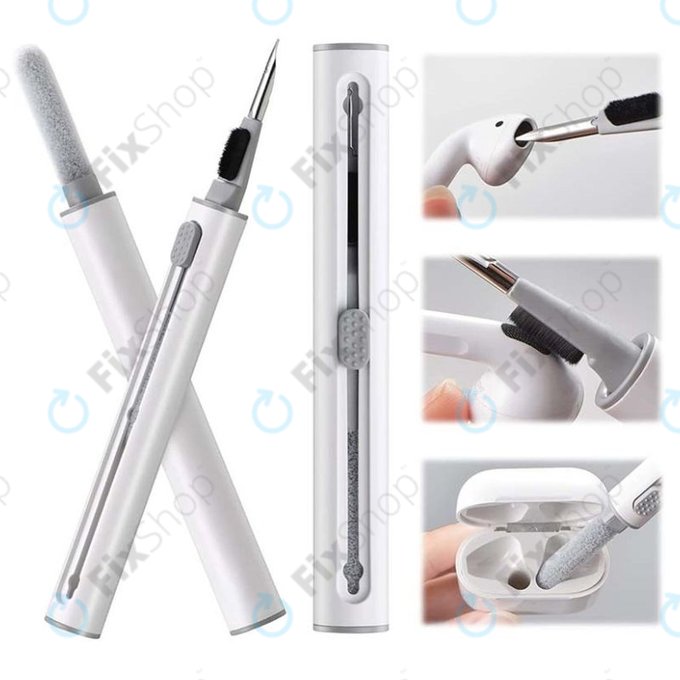 Tisztító Toll Telefon és Fejhallgató Tisztításához (Fehér)
