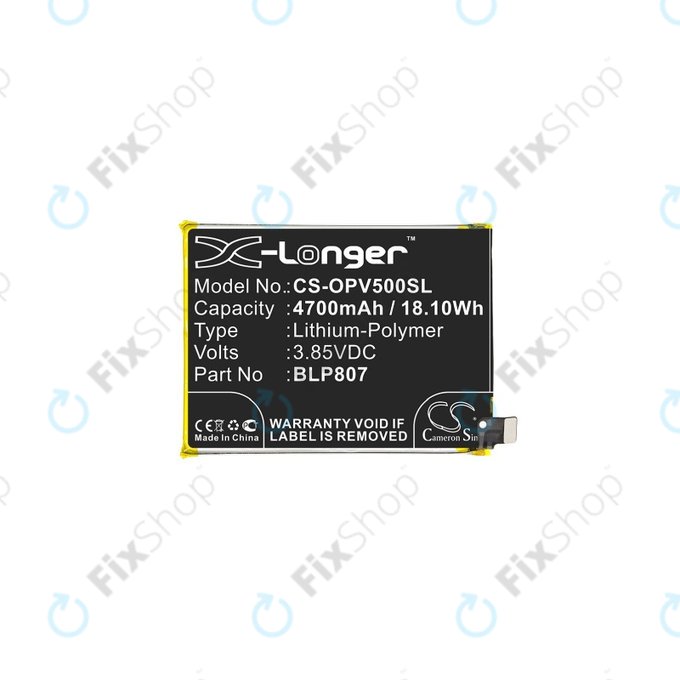 Realme 7, V5 - Akkumulátor BLP807 4700mAh HQ