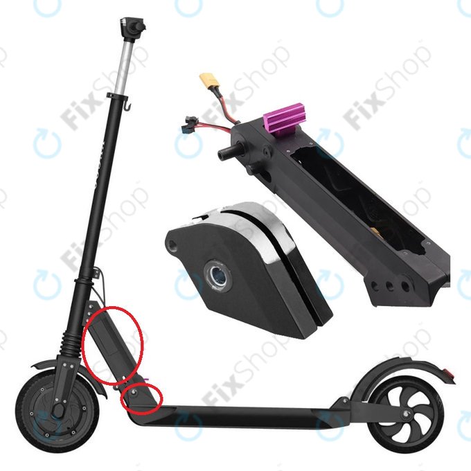 Kugoo S1, S1 Pro, S2, S3 - Összecsukható mechanikakészlet kábelköteggel