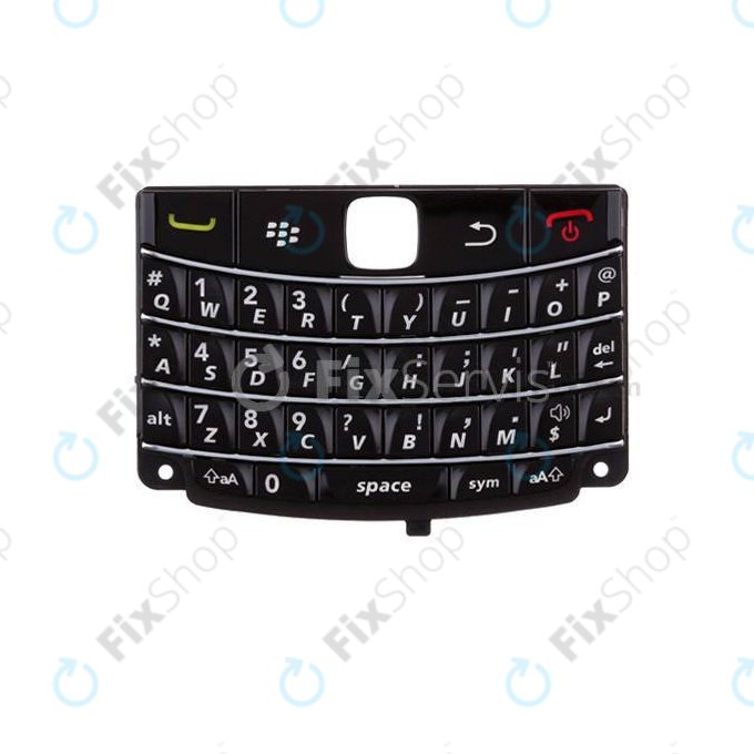 Blackberry Bold Touch 9900 - Hátlap (Black)