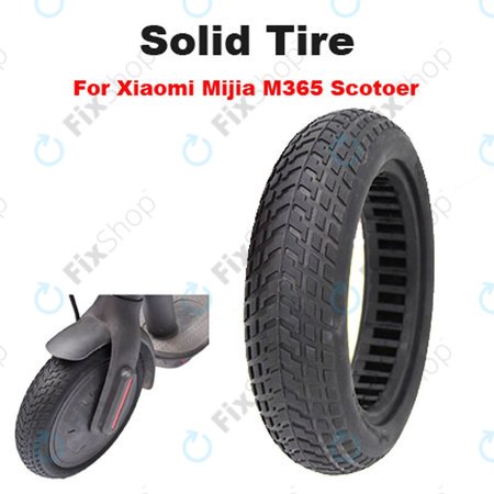 Xiaomi Mi Electric Scooter 1S, 2 M365, Essential, Pro, Pro 2 - Tartós Tömör Tömlő Nélküli Gumiabroncs (Black)