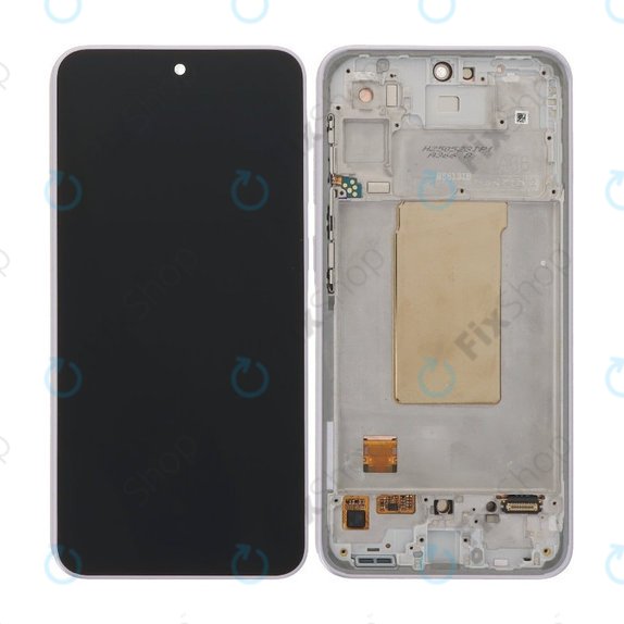 Samsung Galaxy A36 A366E - LCD Kijelző + Érintőüveg + Keret (Awesome Lavender) TFT
