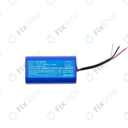 Akkumulátor DJI Mobile 3, 4, Osmo Mobile 2, Mobile 3, Mobile 4, 2600mAh, Li-Ion, 7.4V, 2ICR18650-2S1P, HQ