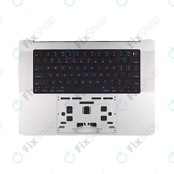 Felső billentyűzetkeret MacBook Pro 16", A3403 (2024), US billentyűzettel és akkumulátorral, Silver, 661-42824, Genuine Apple