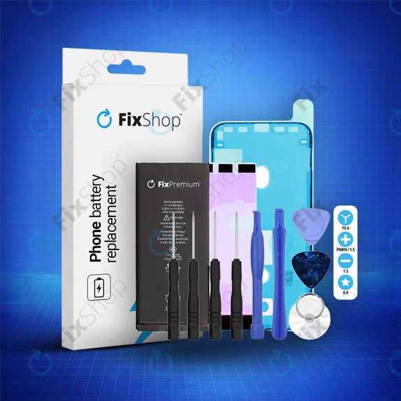 Akkumulátor iPhone 11, 3110mAh, Ragasztó (Adhesive), Szerszámok, FixPremium
