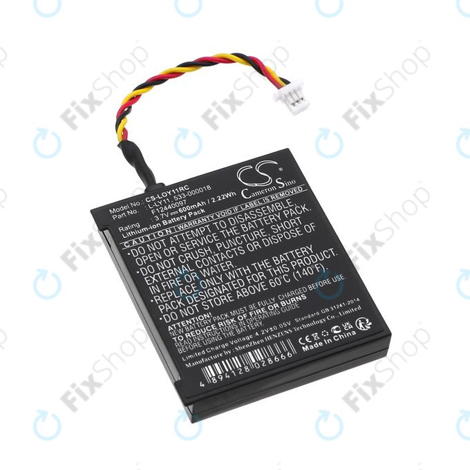 Akkumulátor Logitech G930, 600mAh, Li-Ion, 3.7V, L-LY11, HQ