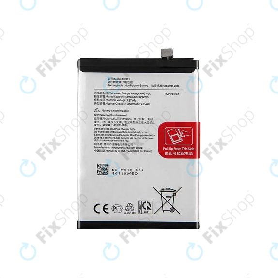 OnePlus Nord N100 BE2013 BE2015 - Akkumulátor BLP813 5000mAh - 1031100034 Genuine Service Pack