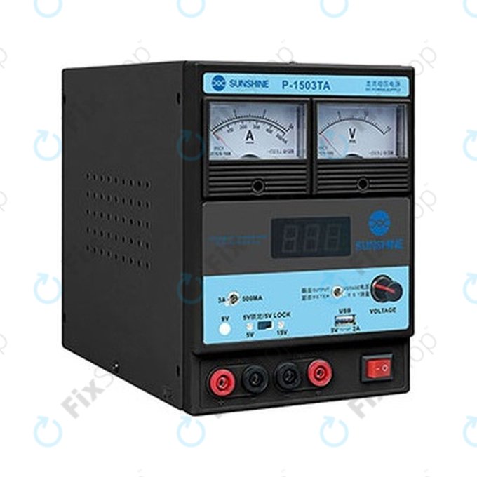Sunshine P-1503TA - Univerzális Szabályozható Tápegység (0-15V, 0-3A)