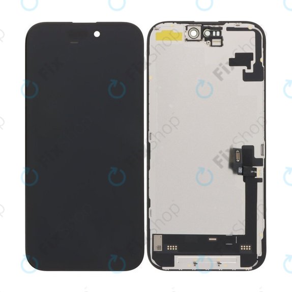 Apple iPhone 16 - LCD Kijelző + Érintőüveg + Keret Hard OLED FixPremium