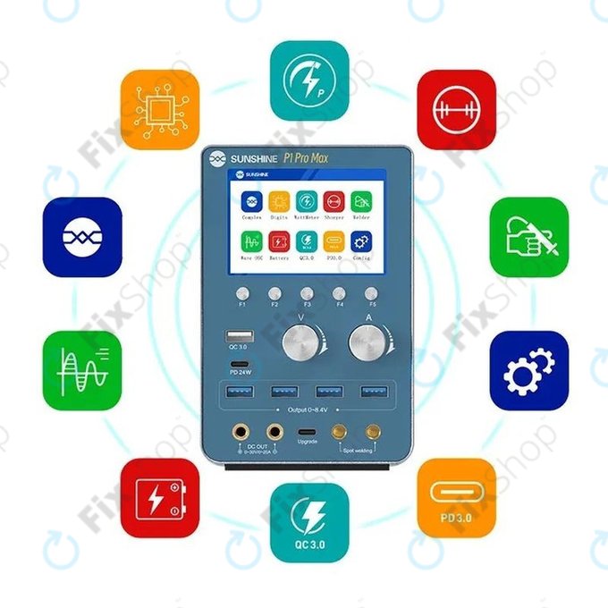 Sunshine P1 Pro Max - Univerzális Szabályozható Tápegység (0-30V, 0-20A)