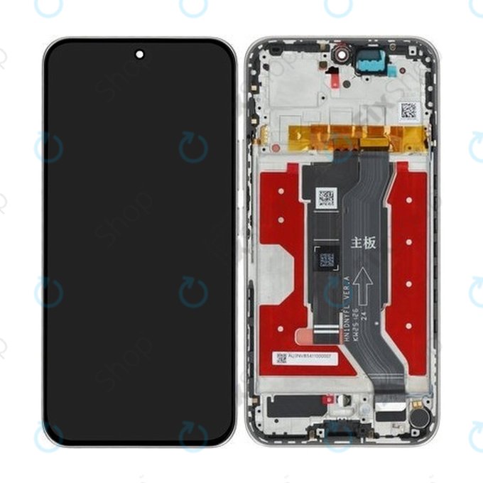 Honor 400 - LCD Kijelző + Érintőüveg + Keret (Desert Gold) - 0235APNU Genuine Service Pack