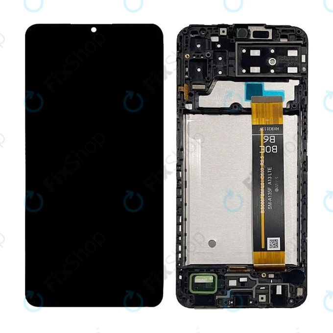 Samsung Galaxy A13 A135F - LCD Kijelző + Érintőüveg + Keret TFT