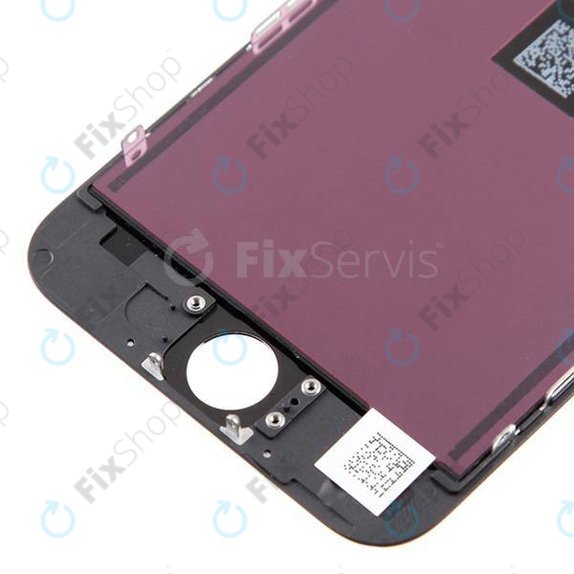 Kijelző iPhone 6, Black, Érintőüveg kerettel