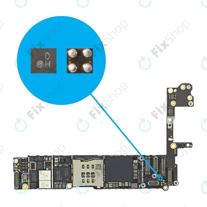 Apple iPhone 6, 6 Plus, 7, 7 Plus - Camera Power Supply 2.8V Tube IC 4pin U2301