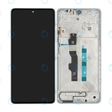 Xiaomi Redmi Note 13 5G 2312DRAABC - LCD Kijelző + Érintőüveg + Keret (Ocean Teal) - 5600030N1700 Genuine Service Pack