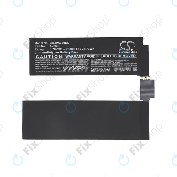Apple iPad Pro 11.0 (3rd Gen 2021) - Akkumulátor A2369 7600mAh HQ
