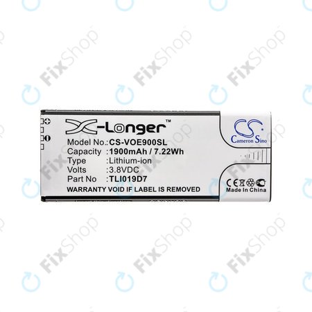 Akkumulátor Alcatel 1 Dual Sim, TCL 5033, Vodafone VFD, Telstra, 1900mAh, Li-Ion, 3.8V, TLI019D7, HQ