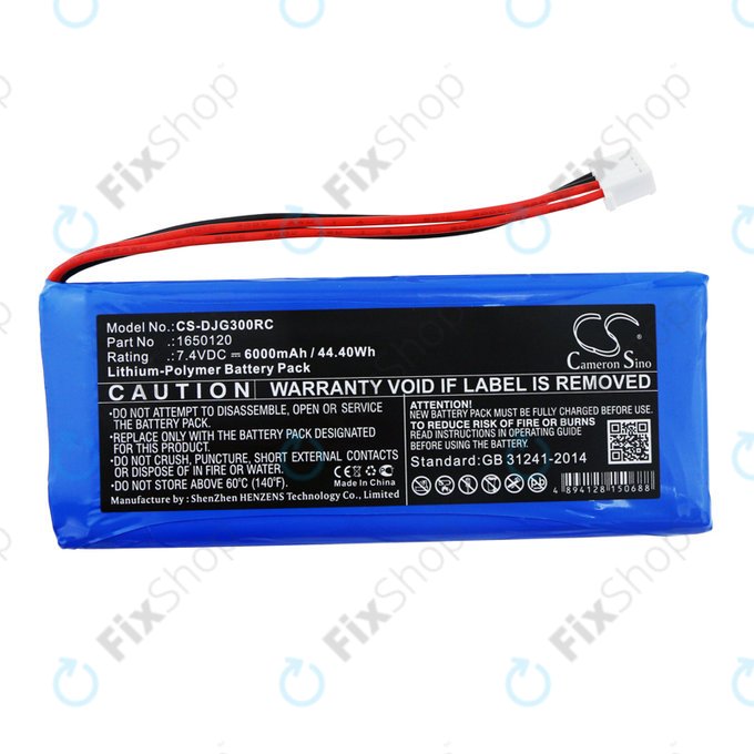 Akkumulátor DJI Inspire 1, 2, Phantom 3, 4, 6000mAh, Li-Pol, 7.4V, 1650120, HQ