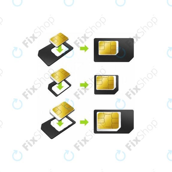 SIM Adapter 3in1 (NanoSIM, MicroSIM, MiniSIM) + SIM Nyitó Szerszám
