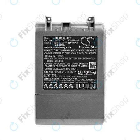 Dyson V7 - Akkumulátor 968670-02, 968670-03 Li-Ion 21.6V 2500mAh HQ