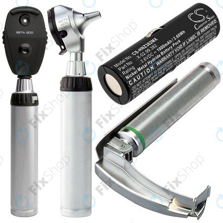 Akkumulátor Heine Ophthalmoscope Beta 200, 1000mAh, Ni-MH, 3.6V, X-02.99.382, HQ