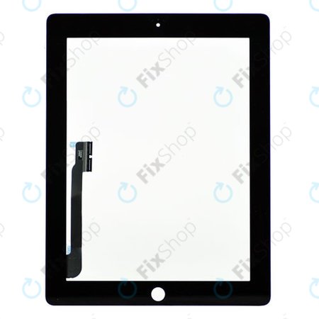 Apple iPad 3, iPad 4 - Érintőüveg (Black)