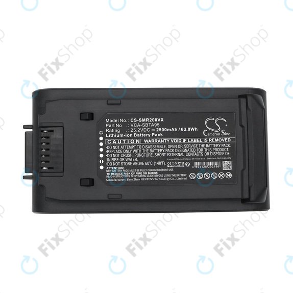 Akkumulátor Samsung Bespoke Jet, Bespoke Jet Complete, 2500mAh, Li-Ion, 25.2V, VCA-SBTA95, HQ