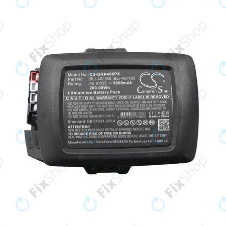 Akkumulátor Gardena Powercut Li40/30, Powermax Li-40/41, 5000mAh, Li-Ion, 40V, BLi-40/160, BLi-40/100, HQ