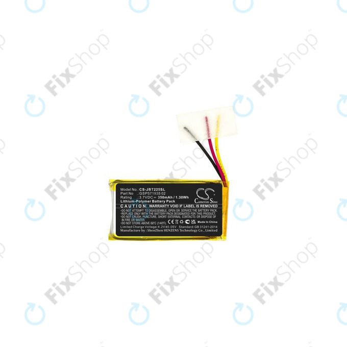 JBL Tune 225 - Akkumulátor GSP571935 02 350mAh HQ