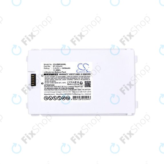 Zebra TC21,TC26,TC26AK,TC210,TC210K - Akkumulátor BTRY-TC2Y-1XMA1-01 3050mAh (White) HQ