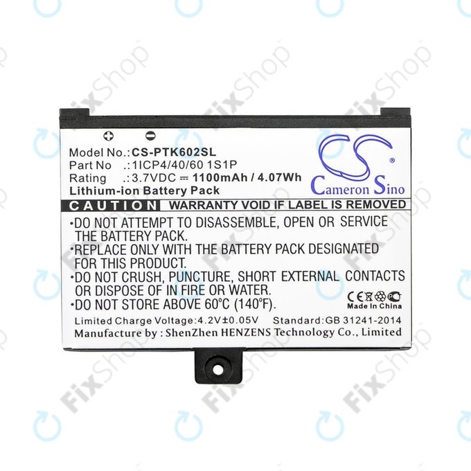 PocketBook Pro 602, 603, 612, 902, 903, 912, 920, 920.W - Akkumulátor 1ICP4/40/60 1S1P 1100mAh HQ