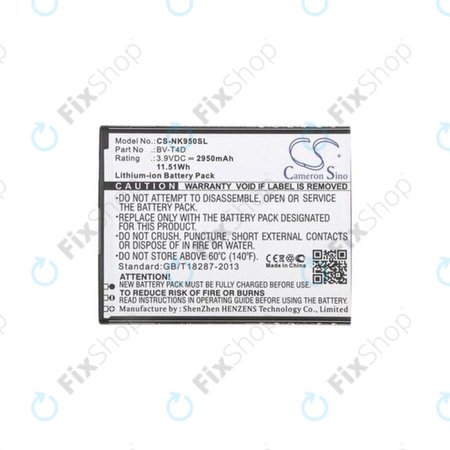 Microsoft Lumia 950 XL - Akkumulátor BV-T4D 2950mAh HQ
