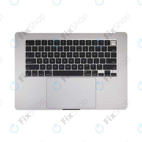 Felső billentyűzetkeret MacBook Air 15", A3114 (2024), US billentyűzettel és akkumulátorral, Space Gray, 661-40266, Genuine Apple