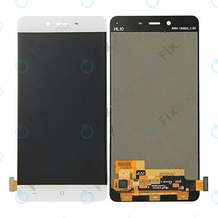 OnePlus X - LCD Kijelző + Érintőüveg (White) TFT